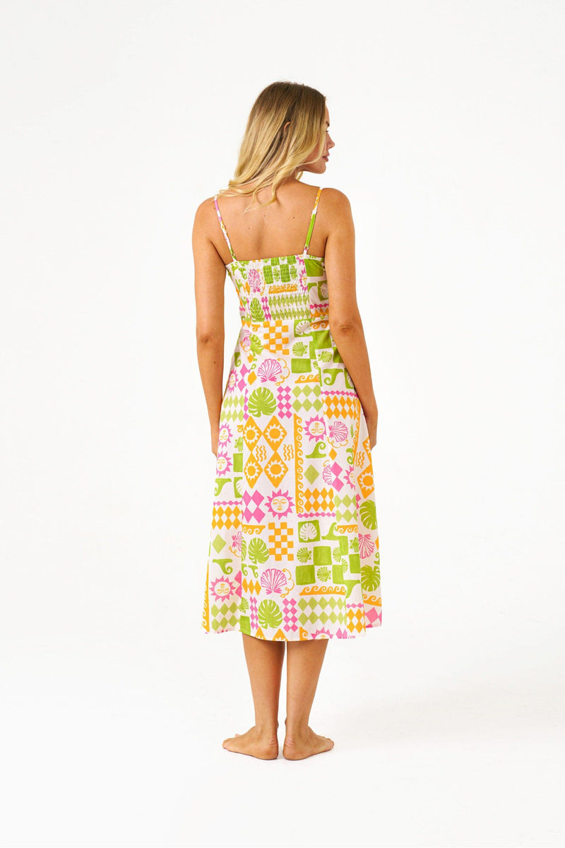 Shellie Midi Dress Multi