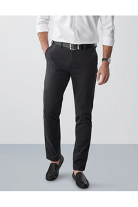 Non Iron Modern Chino Black