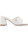 Stella Block Heel Mules Chalk