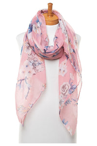 Floral Scarf Pink