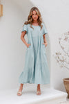 Kara Maxi Dress Sky Blue