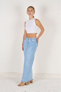 Pip Maxi Denim Skirt