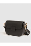 Madison Flap Cross Body Bag Black