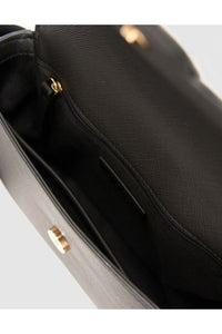 Madison Flap Cross Body Bag Black