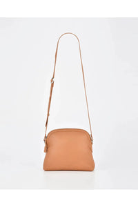 Sabine Leather Crossbody Bag Tan