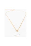 Simple Pearl Drop Layering Necklace Gold