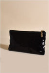 Juliet Sequin Pouch Black