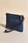 Delphine Weave Pouch Navy