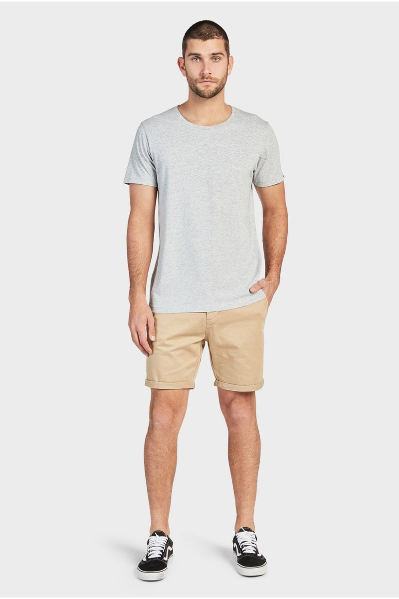 Academy Basic Crew Tee Grey