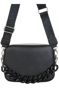 Acrylic Chunky Chain Strap Black