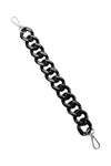 Acrylic Chunky Chain Strap Black