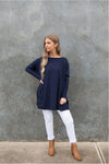 Aurora Knit Navy-Harper & Co Boutique