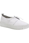 Brenda Leather Sneaker White