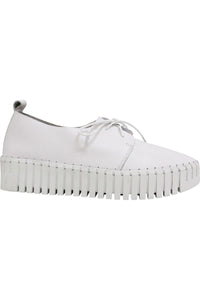 Brenda Leather Sneaker White