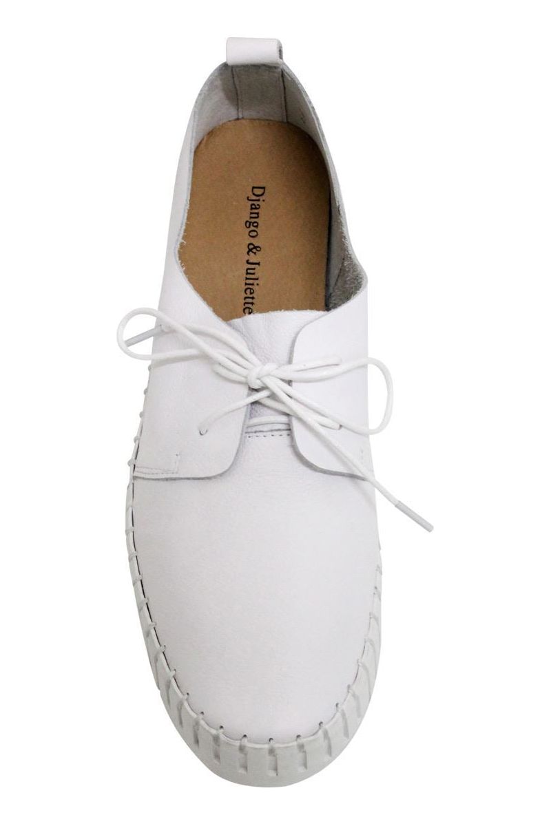 Brenda Leather Sneaker White