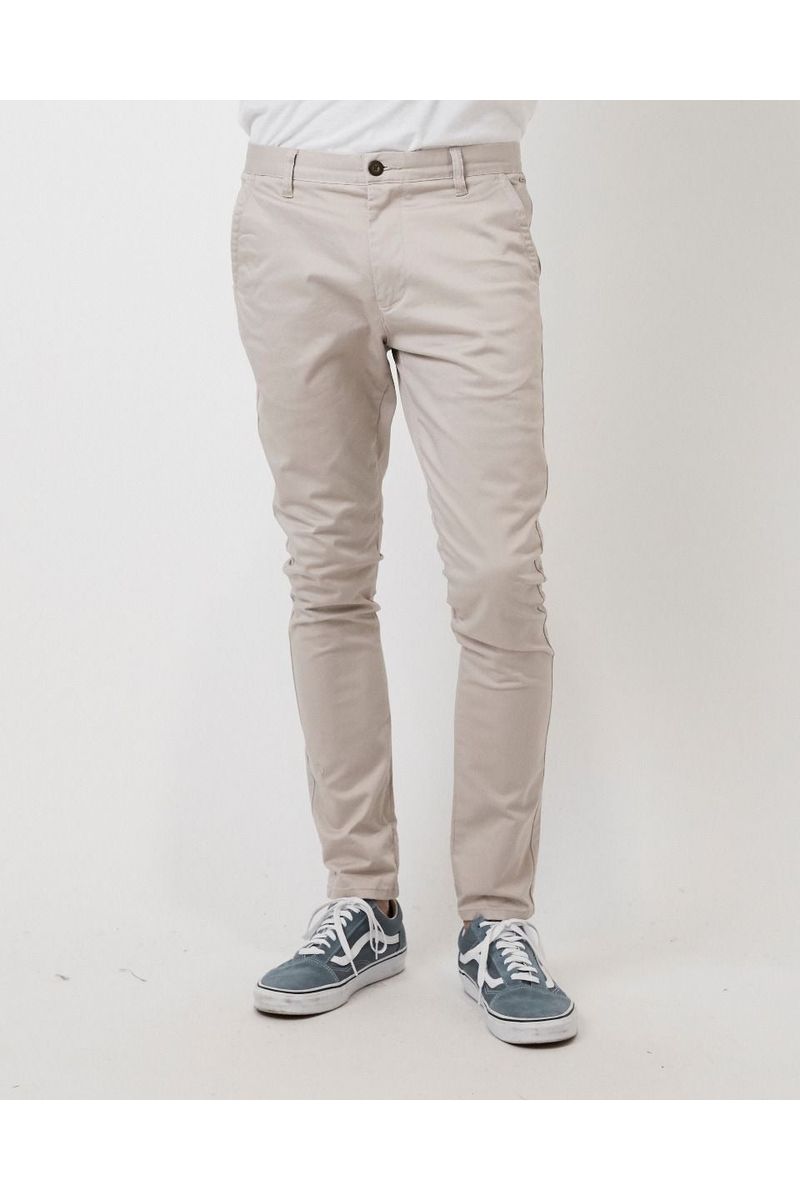 The Cuba Chino Slim Leg Pant Stone