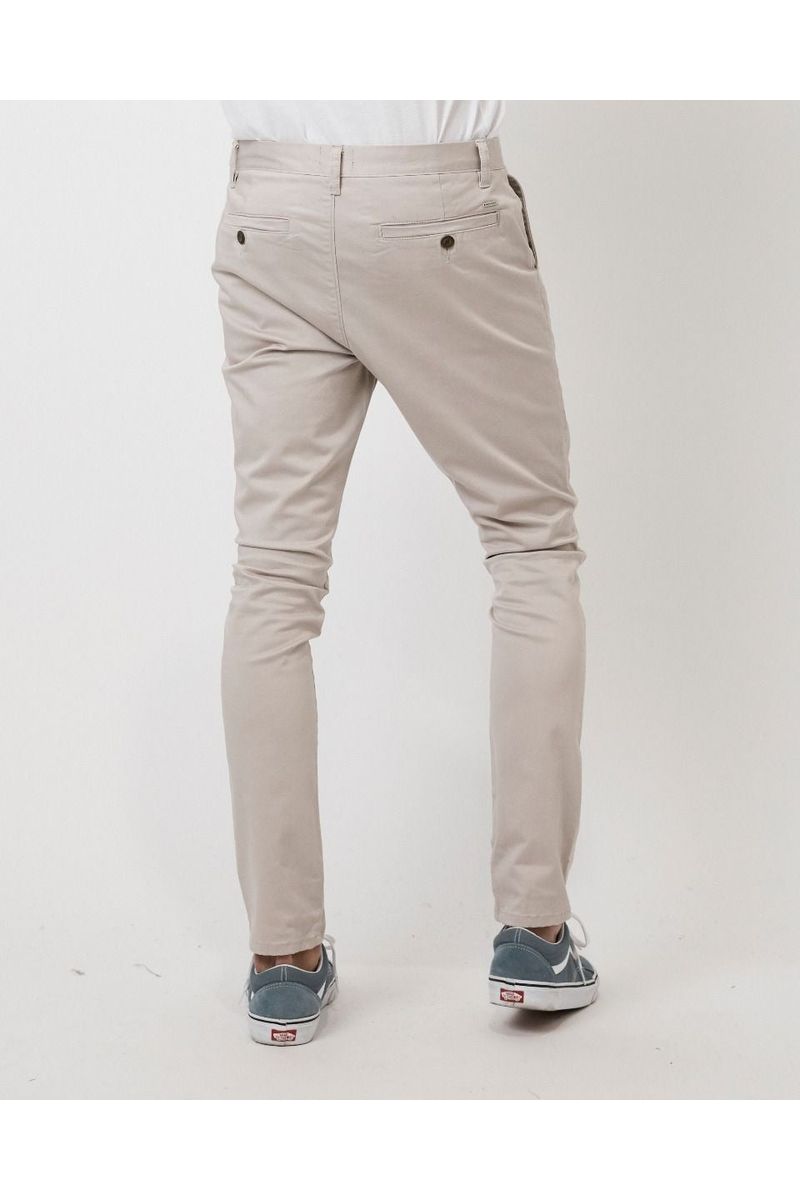 The Cuba Chino Slim Leg Pant Stone