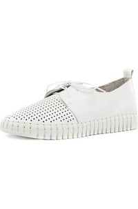 Huston Leather Sneaker White