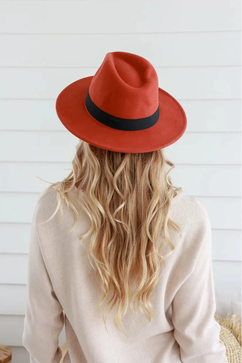 Fedora Hat Terracotta