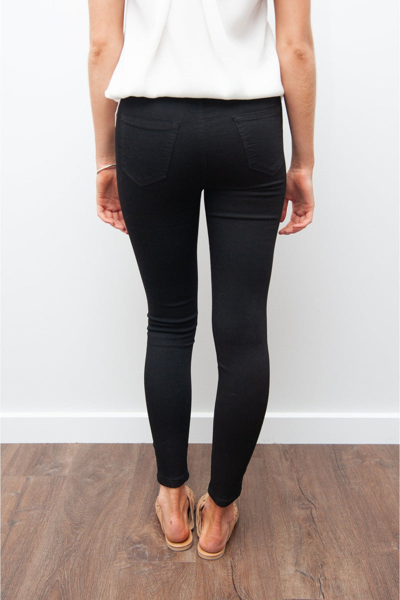 Harper High Rise Jean Black