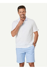 Smart Shirt Collar Polo White