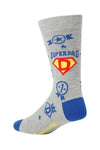 Super Dad Bamboo Sock Grey